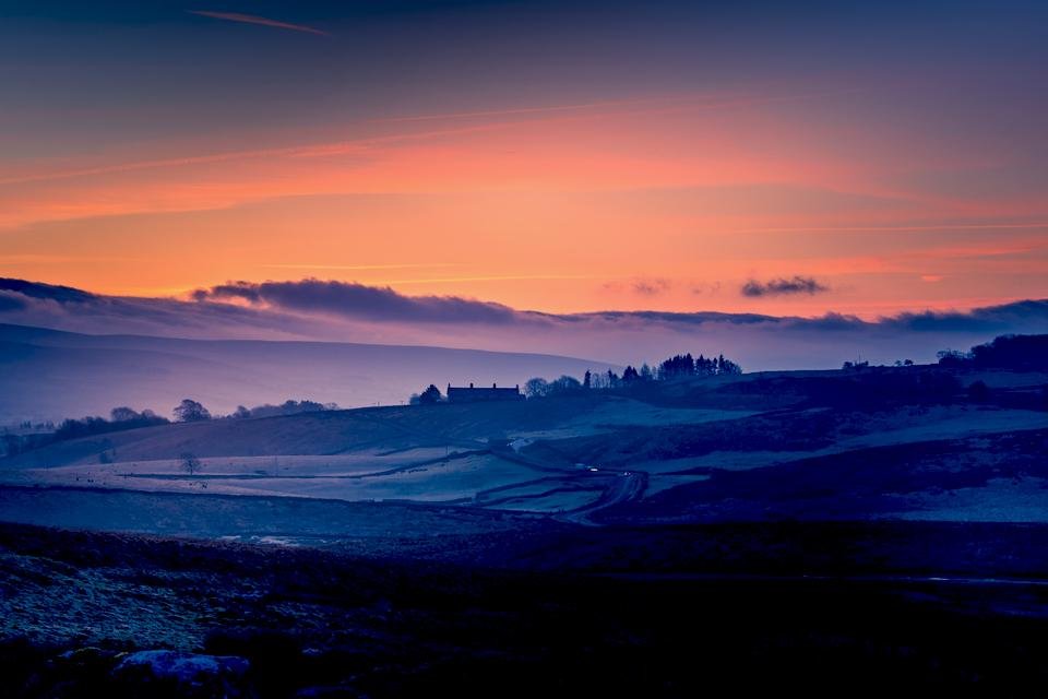 Winterse Yorkshire Dales, Groot-Brittannië