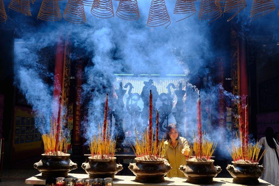 Thien Hau-tempel in Ho Chi Minh-Stad Vietnam