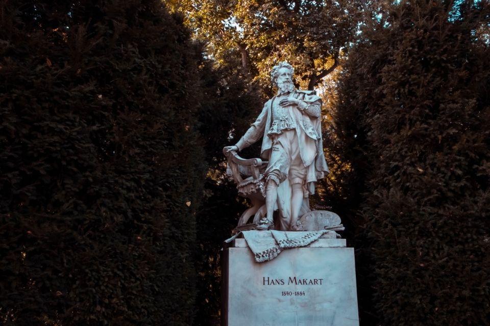 Hans Makart standbeeld in Wenen, Oostenrijk