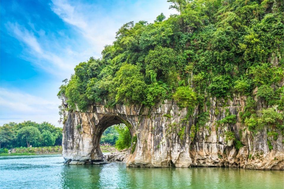 Het Olifantenslurfgebergte in Guilin, China