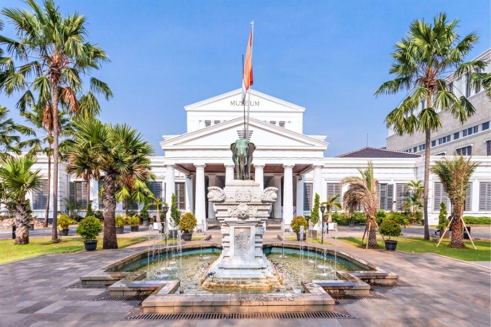 Het nationaal museum in Jakarta, Java, Indonesië