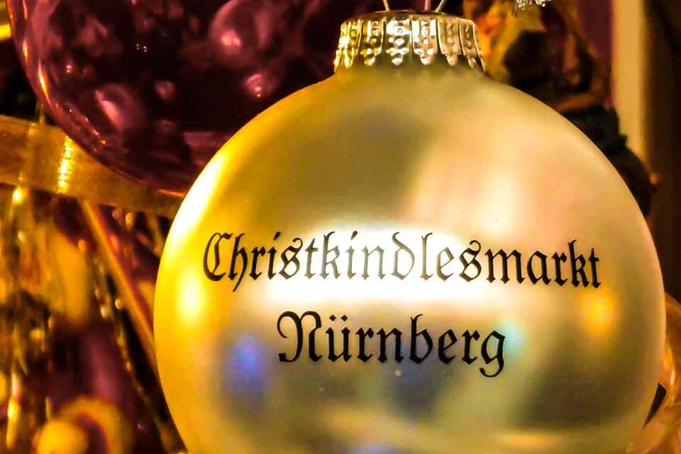 Kerstbal Christkindlesmarkt Nürnberg, Duitsland