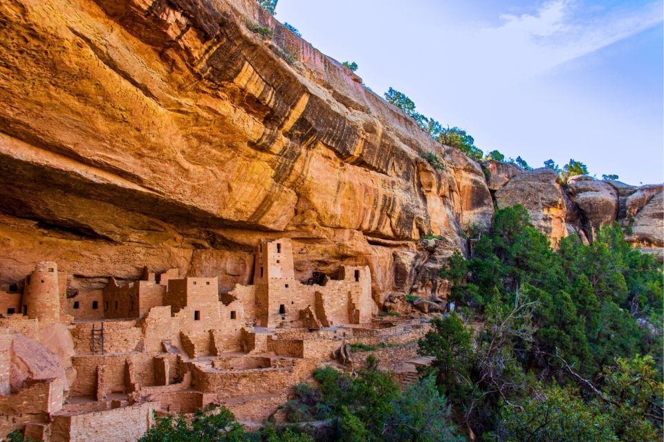 Klifwoningen in Mesa Verde National Park Amerika
