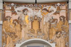 Maison Cauchie, Brussel, België Maison Cauchie, Brussel, België