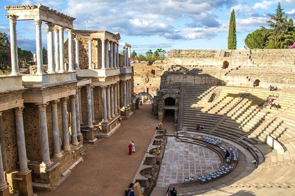 Extremadura, Romeins Theater, Mérida, Spanje