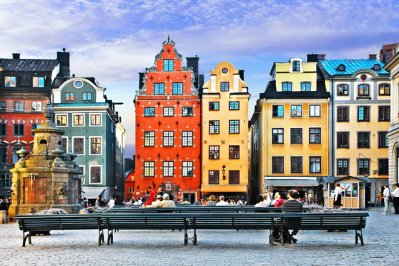 Gamla Stan in Stockholm, Zweden Gamla Stan in Stockholm, Zweden