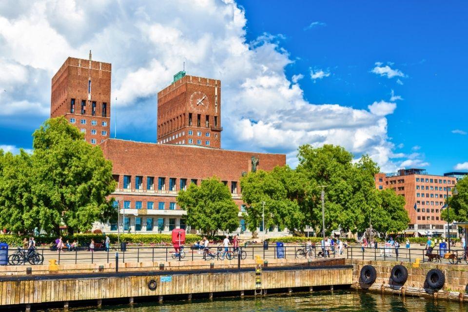 Raadhuis Oslo Noorwegen