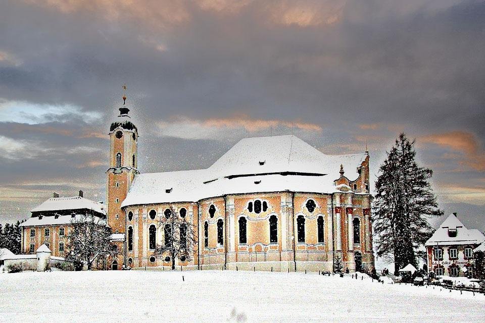 Wieskirche in Wies, Duitsland
