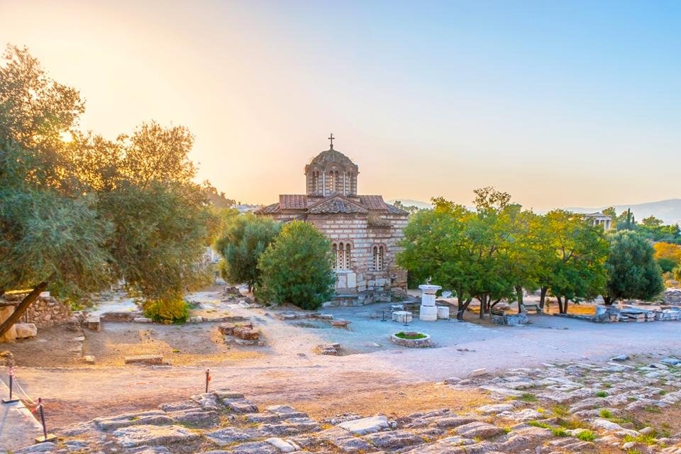 Agora in Athene, Griekenland