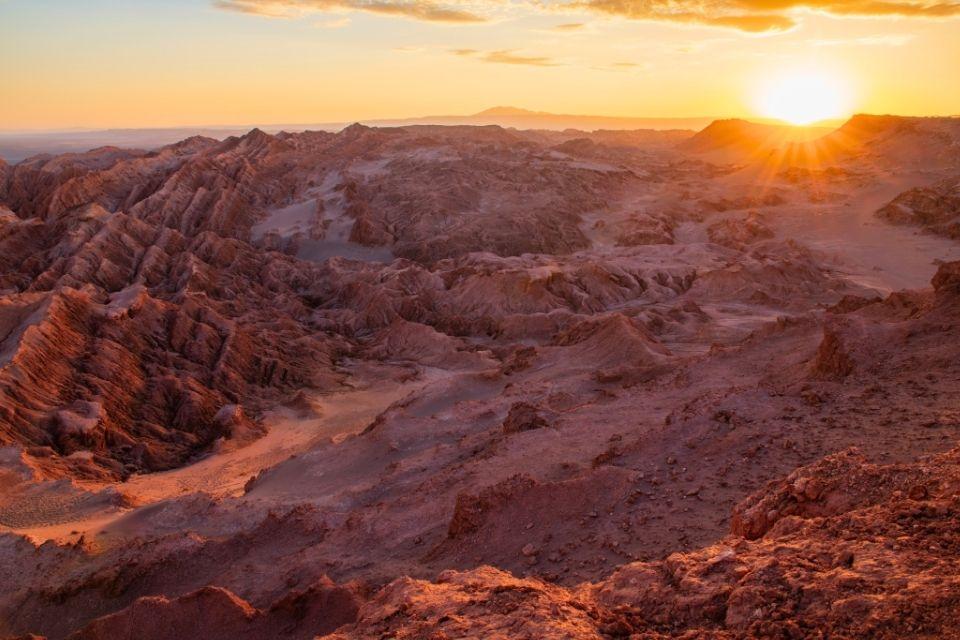 Valle de la Luna in de Atacama-woestijn Chili