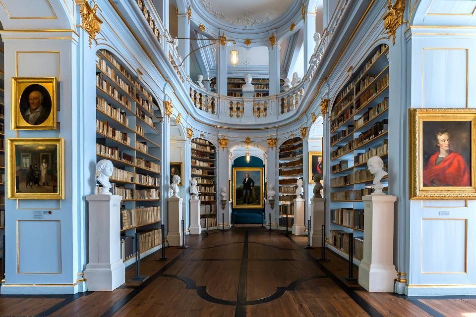 Hertogin Anna Amalia-bibliotheek, Weimar, Duitsland