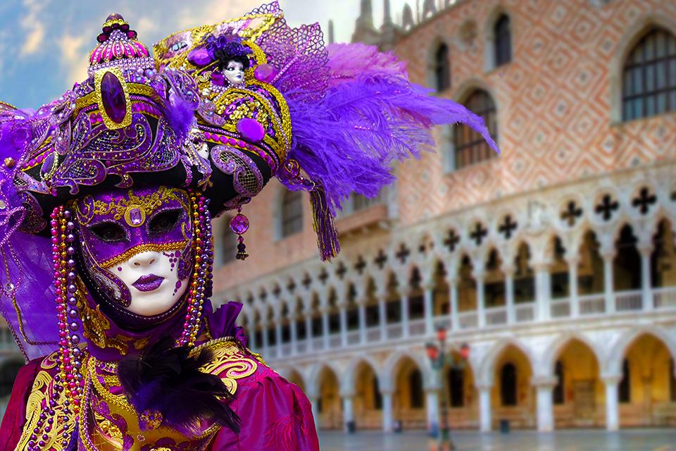Carnaval in Venetië, Italië