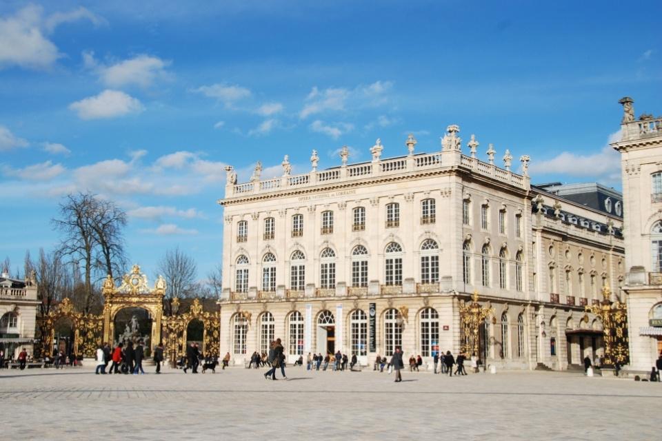 Winters Place Stanislas, Nancy, Frankrijk