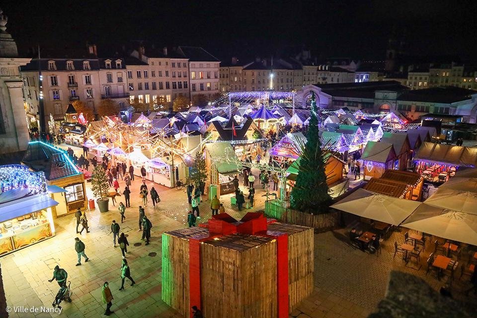 Kerstmarkt/Sinterklaasdorp in Nancy, Frankrijk | Foto: Ville de Nancy