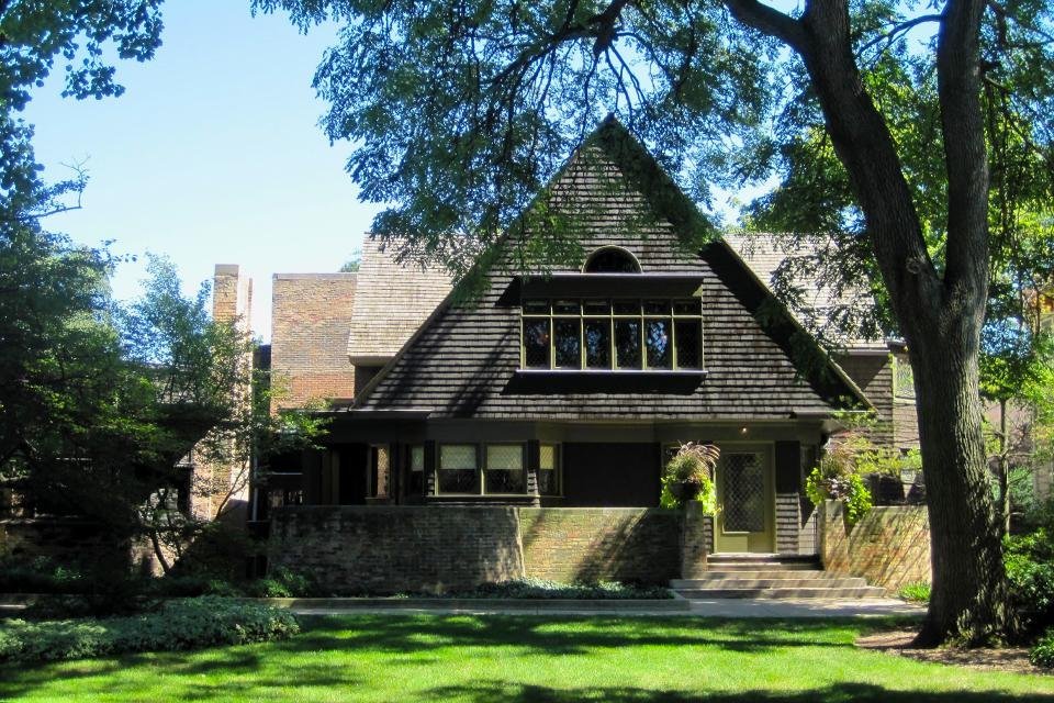 Frank Lloyd Wright House and Studio, Oak Park, Chicago Amerika