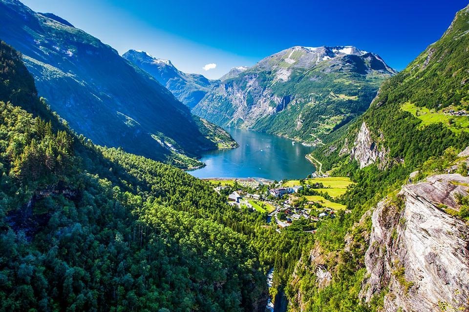Geirangerfjord in Noorwegen