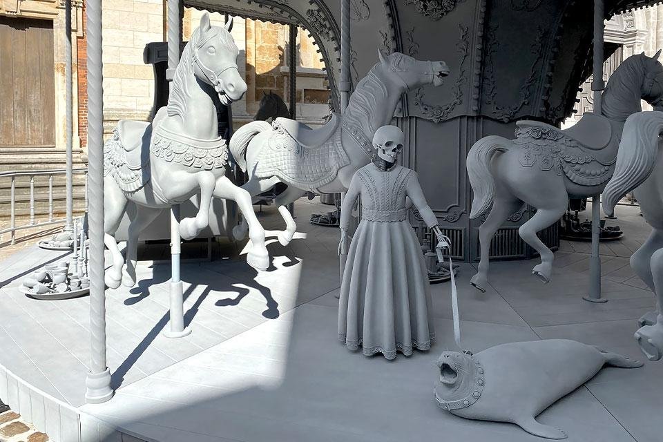 Hans Op de Beeck – Danse Macabre, Triënnale Brugge 2021 © Studio Hans Op de Beeck 