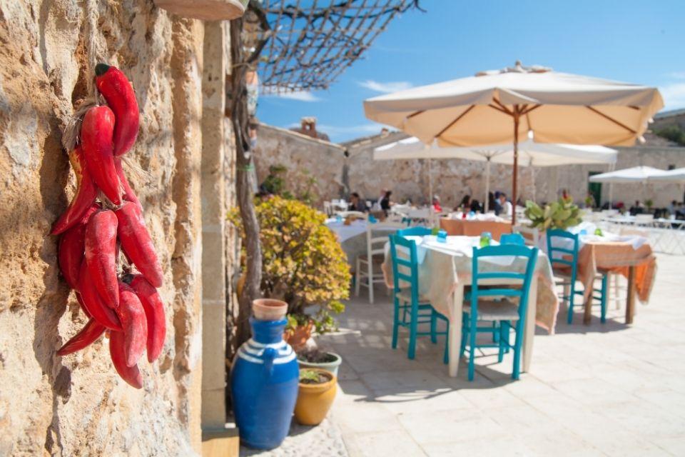 Het pittoreske Marzamemi op Sicilië, Italië