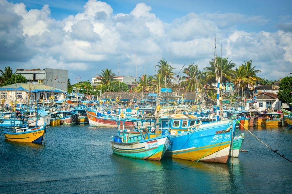Bootjes in Hikkaduwa, Sri Lanka