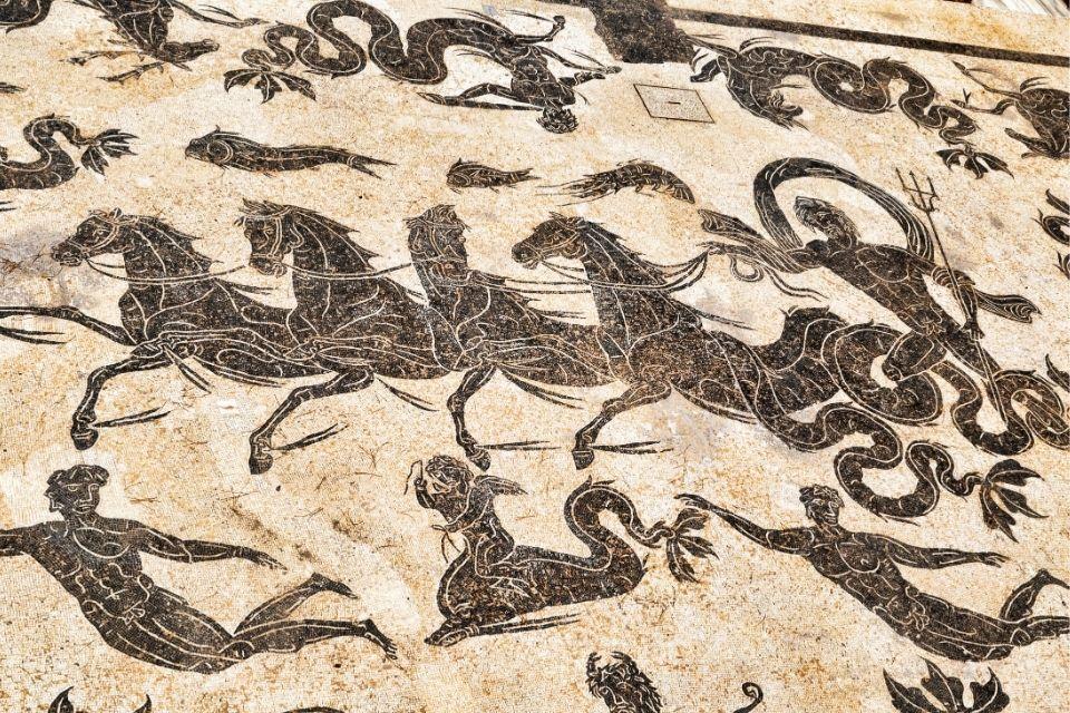 Havenstad Ostia Antica Italië