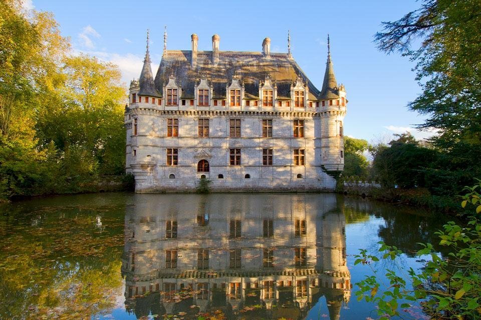 Kasteel d'Azay-le-Rideau, Loire, Frankrijk