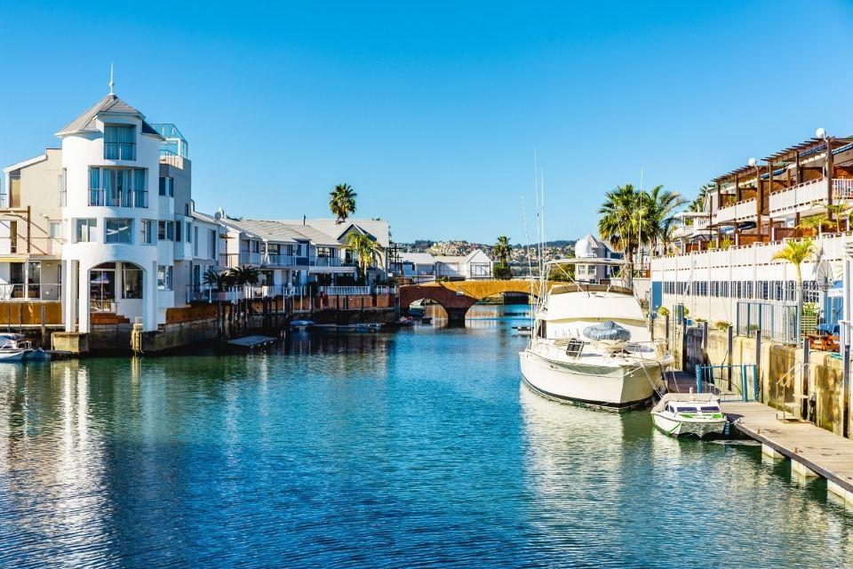 Het Waterfront in Knysna Zuid-Afrika