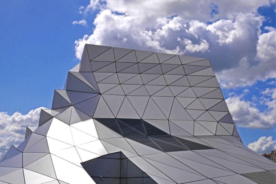 Musée des Confluences in Lyon Frankrijk