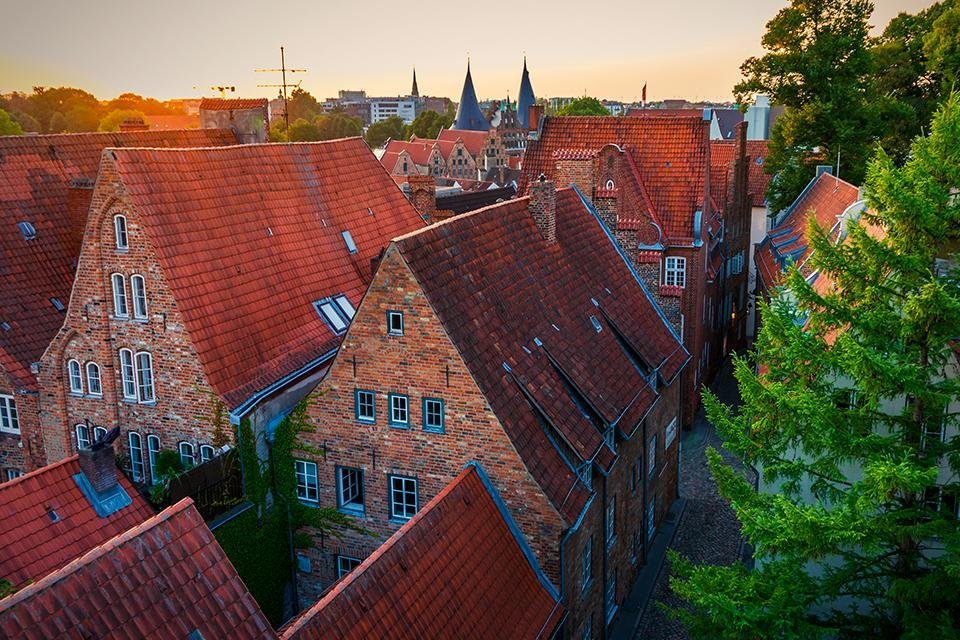 Altstadt van Lübeck, Duitsland