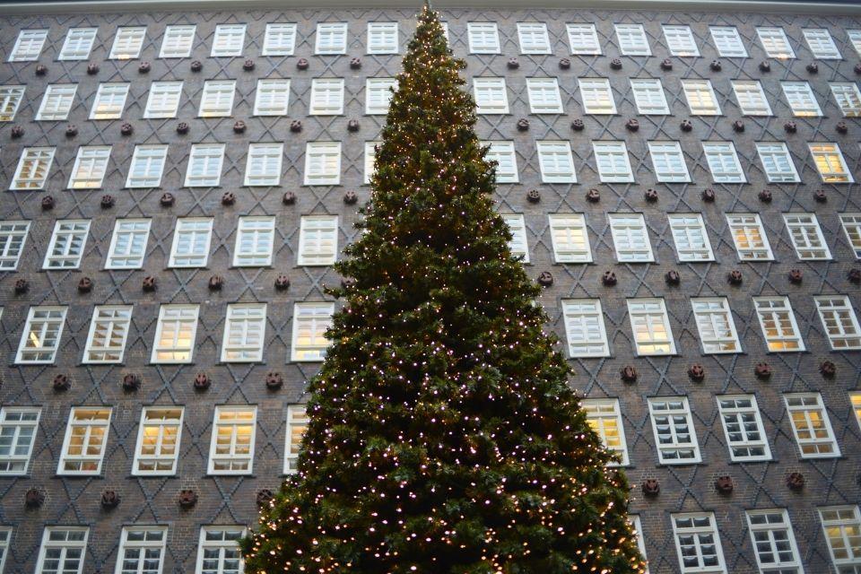 Kontorhausviertel in Hamburg Duitsland