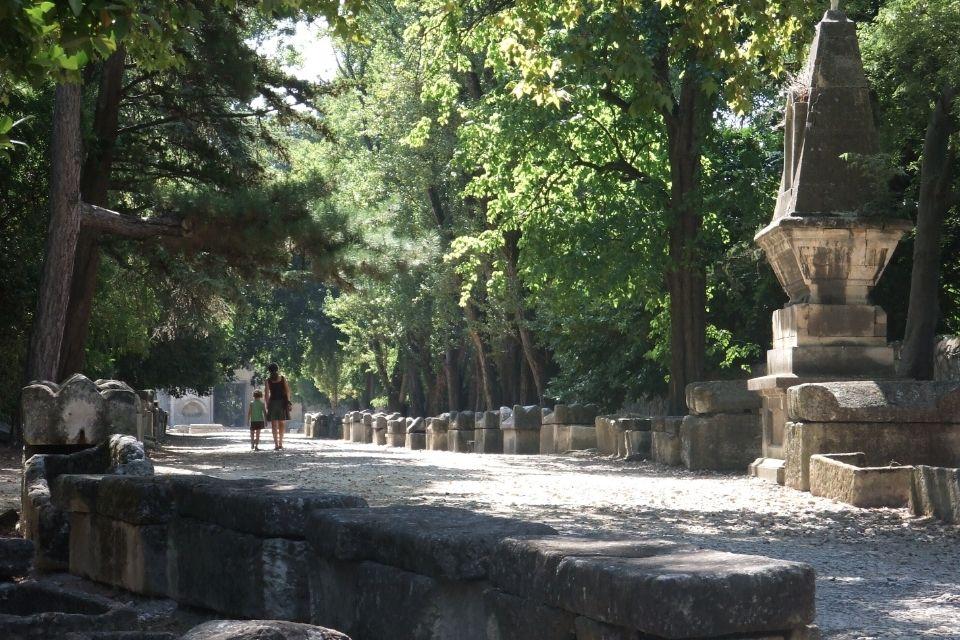 Les Alycamps in Arles, Frankrijk