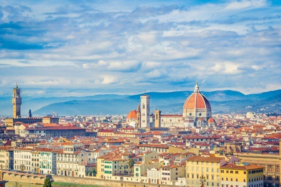 Uitzicht over Florence Italië