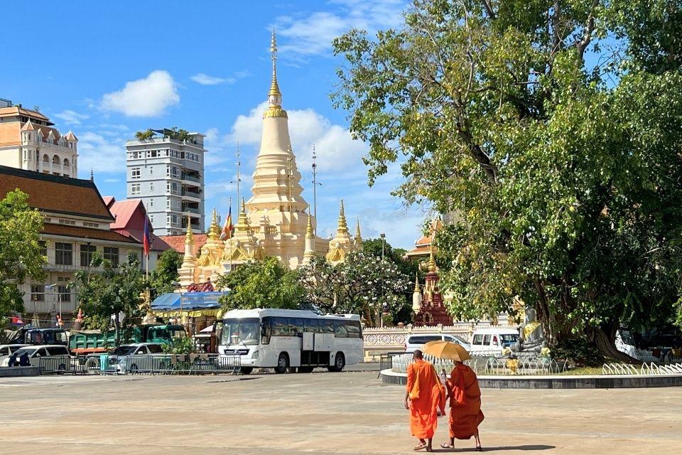 Straatbeeld in Phnom Penh Cambodja 