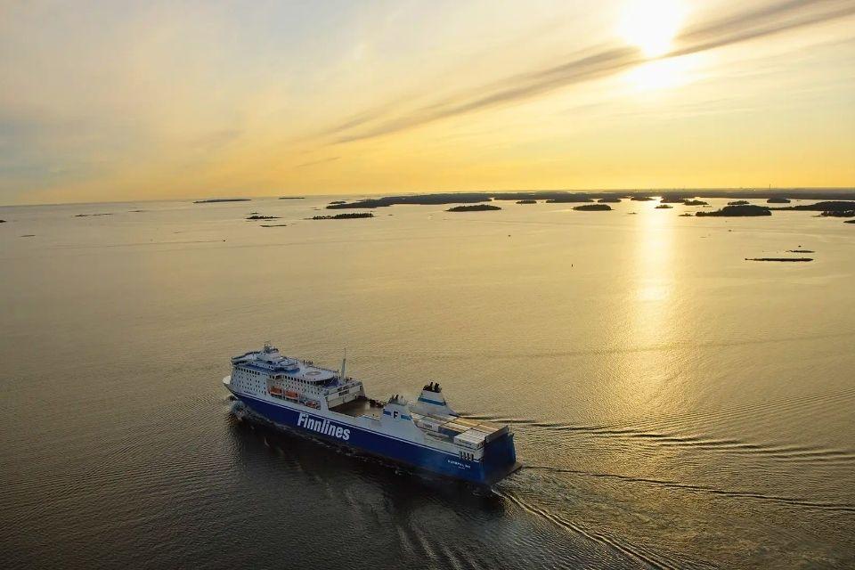 Op de Baltische Zee Finnlines