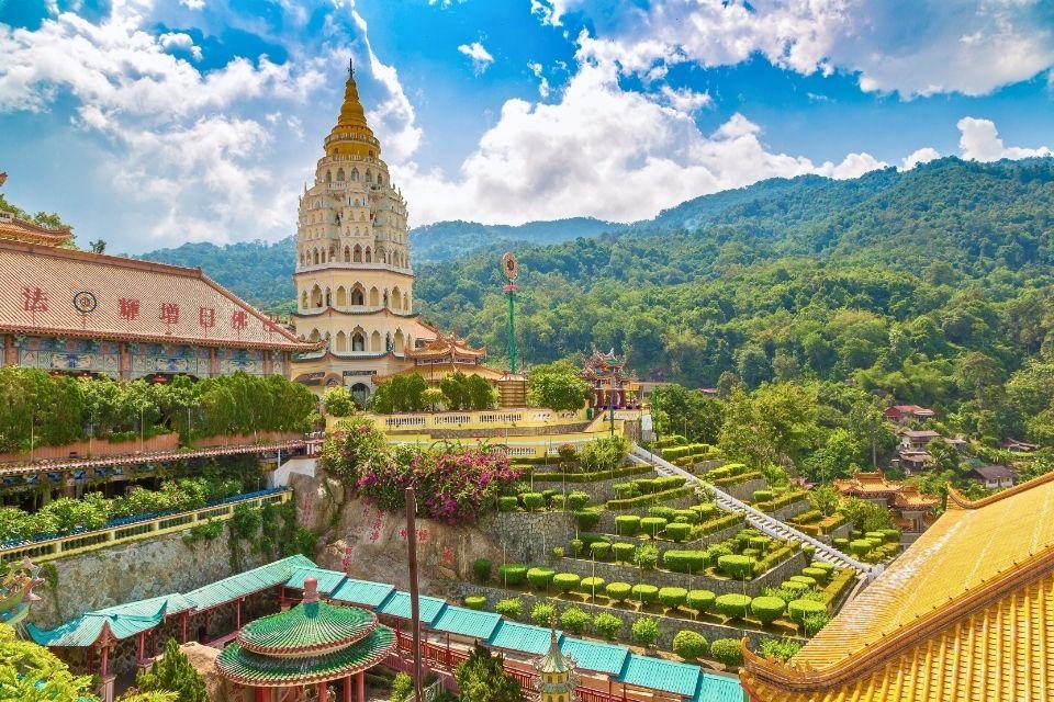 De Kek Lok Si-tempel in Georgetown, Penang, Maleisië