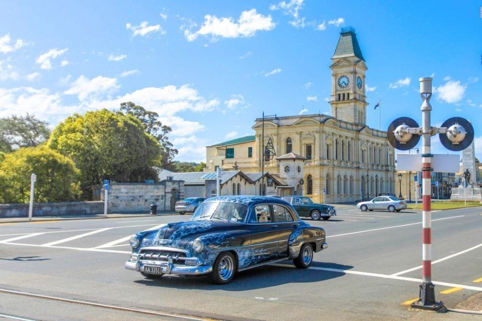 Het stadhuis van Oamaru, Nieuw-Zeeland