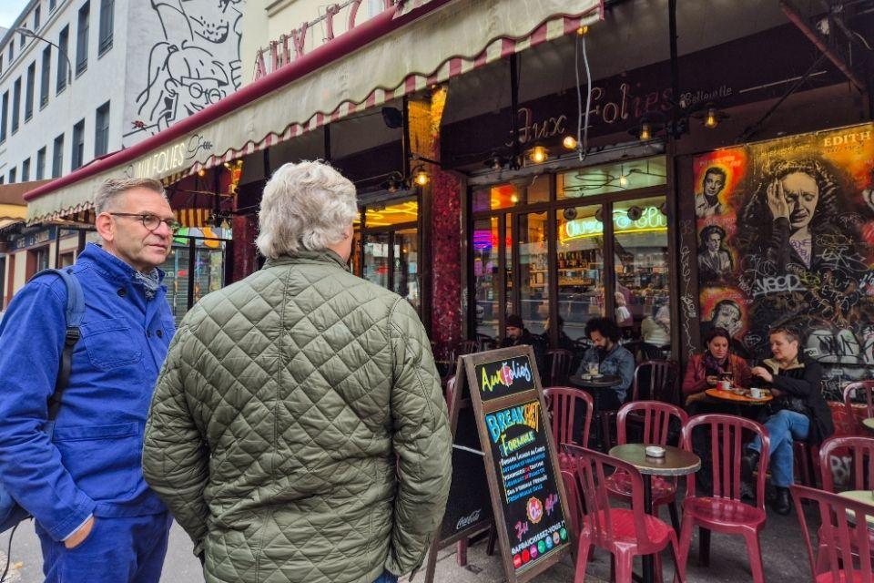 Reisleider Karel en Roelof Hemmen in Parijs