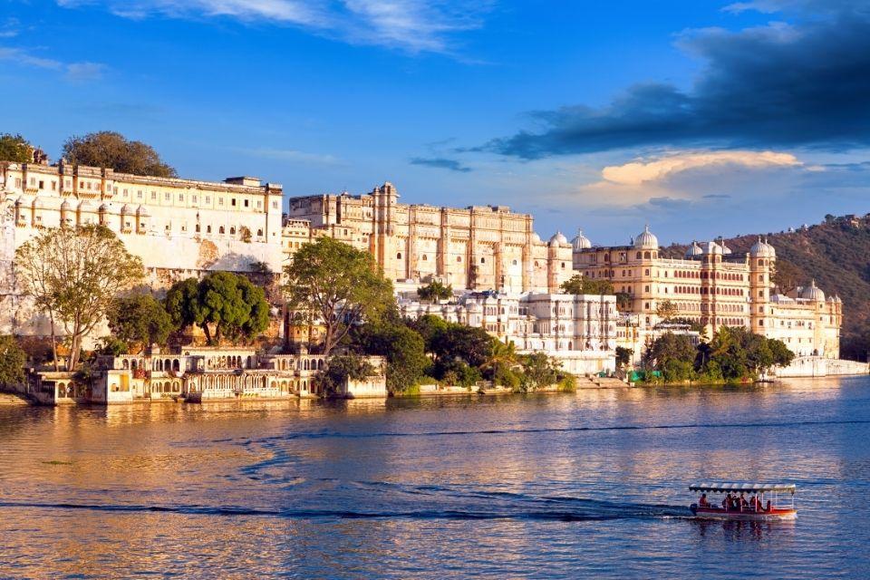  Boottocht over het Pichola-meer in Udaipur India