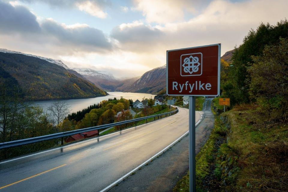 Schilderachtige Ryfylke-route in Noorwegen