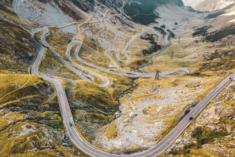 Transfăgărășan, Karpaten, Roemenië