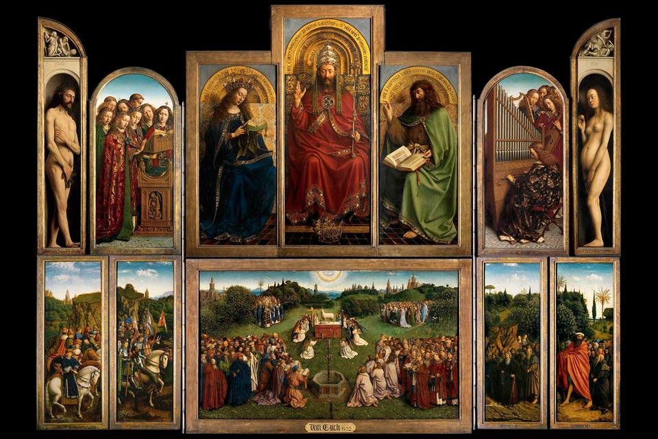 Lam Gods, Van Eyck, in Gent, België