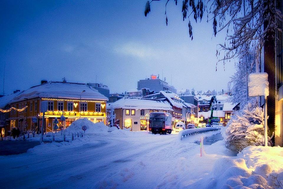 Tromsø, winter, Noorwegen