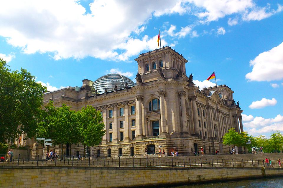De Reichstag in Berlijn, Duitsland