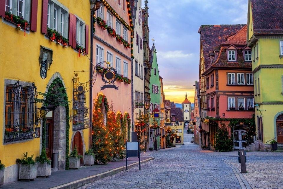 Rothenburg ob der Tauber Duitsland kerst