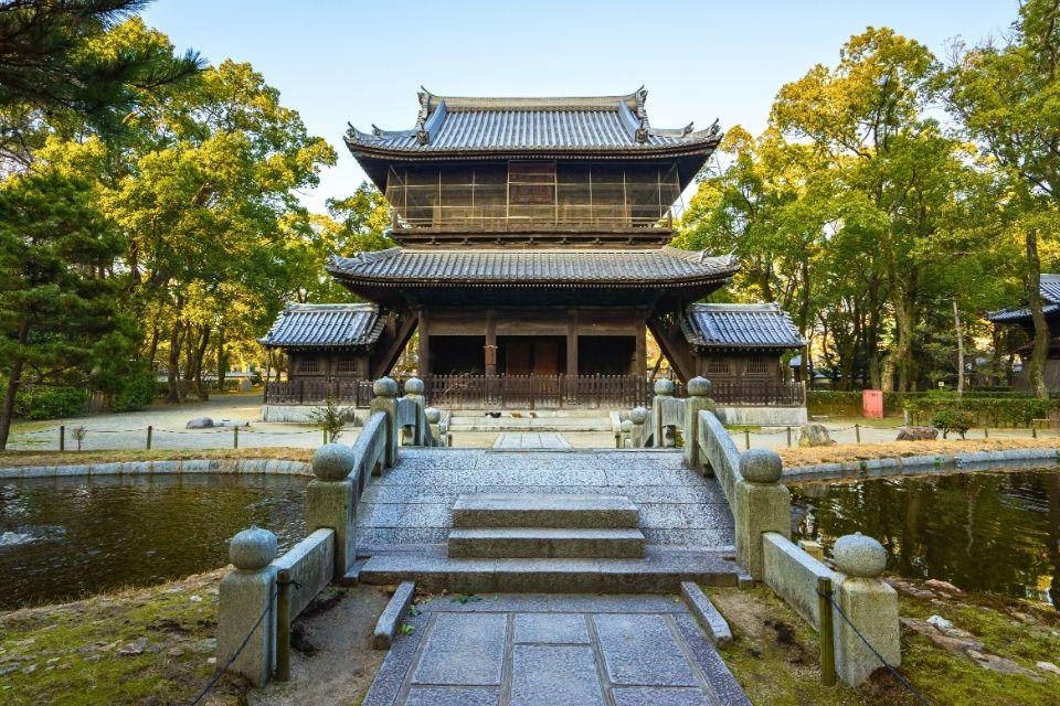 De Shofukuji-tempel in Fukuoka, Japan