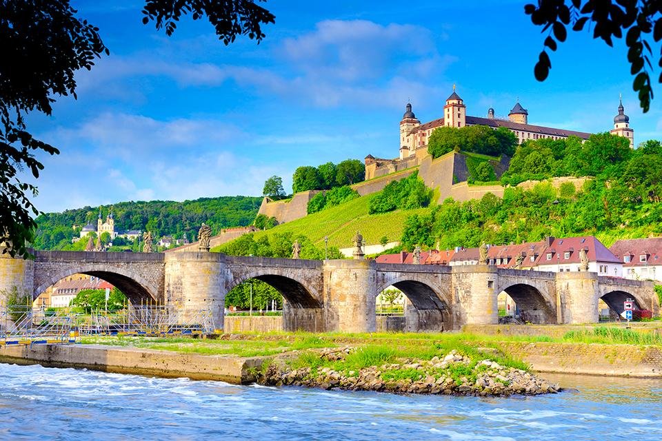 Festung Marienberg in Würzburg, Duitsland