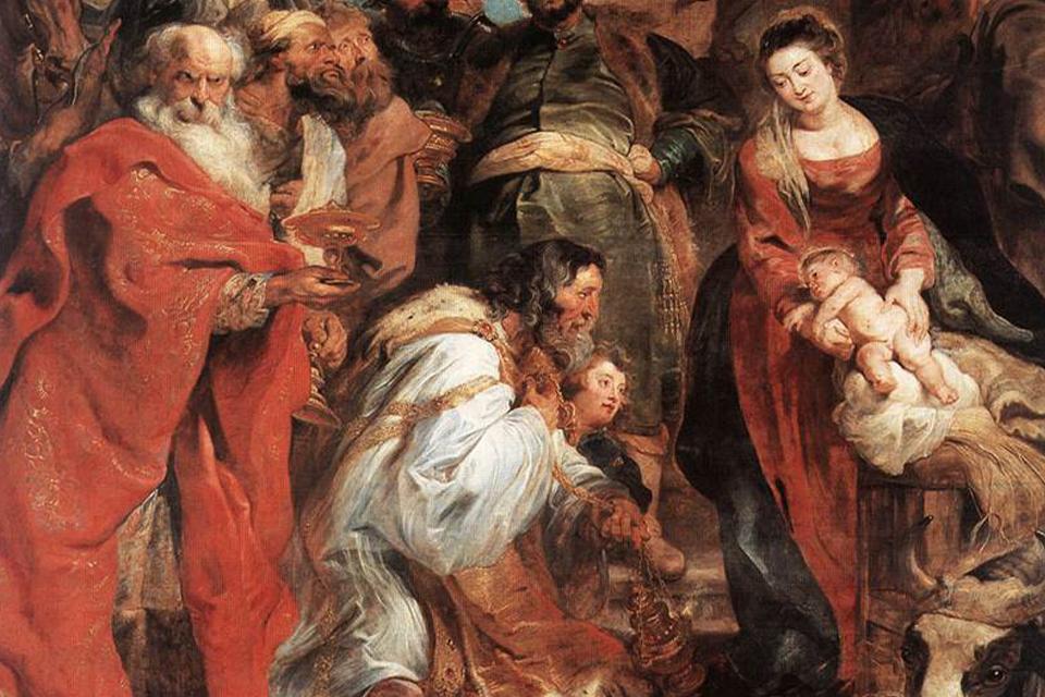 De aanbidding der wijzen (1624) PP Rubens in KMSKA Antwerpen België