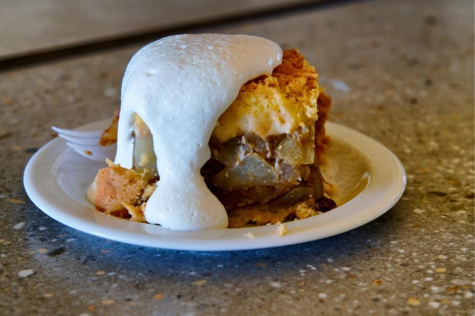 Appeltaart in Solitaire, Namibië