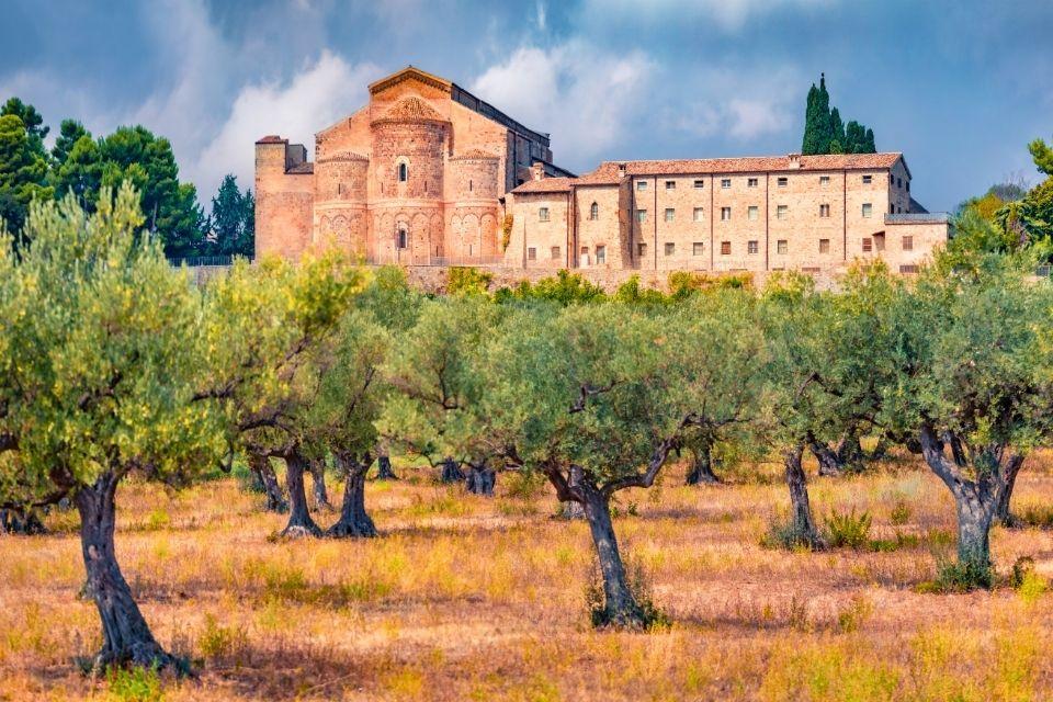 De abdij van San Giovanni in Venere, Italië