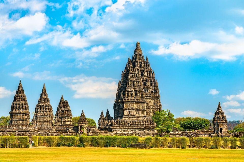 Het hindoeïstische tempelcomplex Prambanan