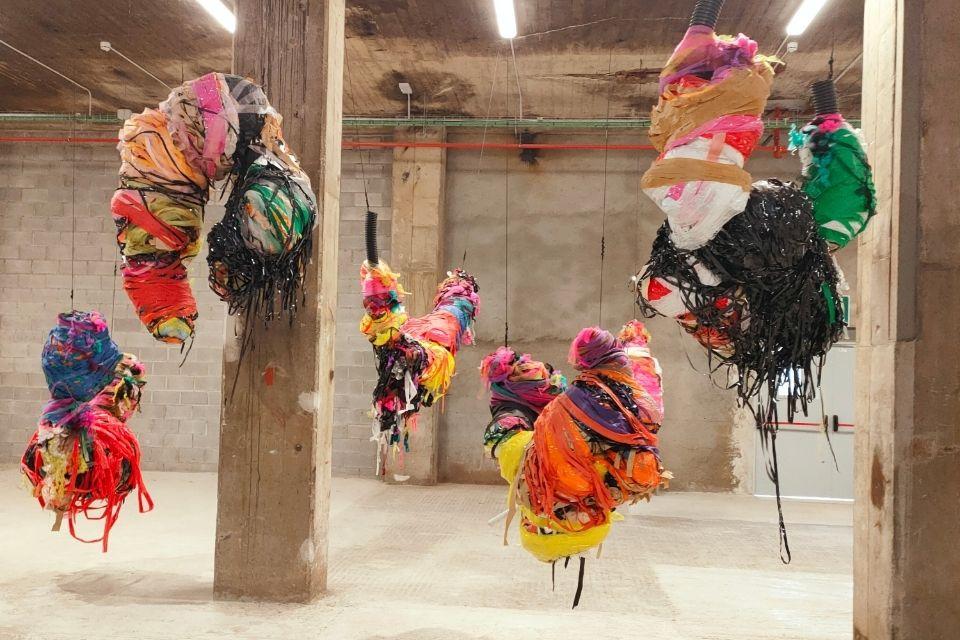Nnena Kalu - Hanging Sculptures 1 to 15 - The Three Chimneys Manifesta 15
